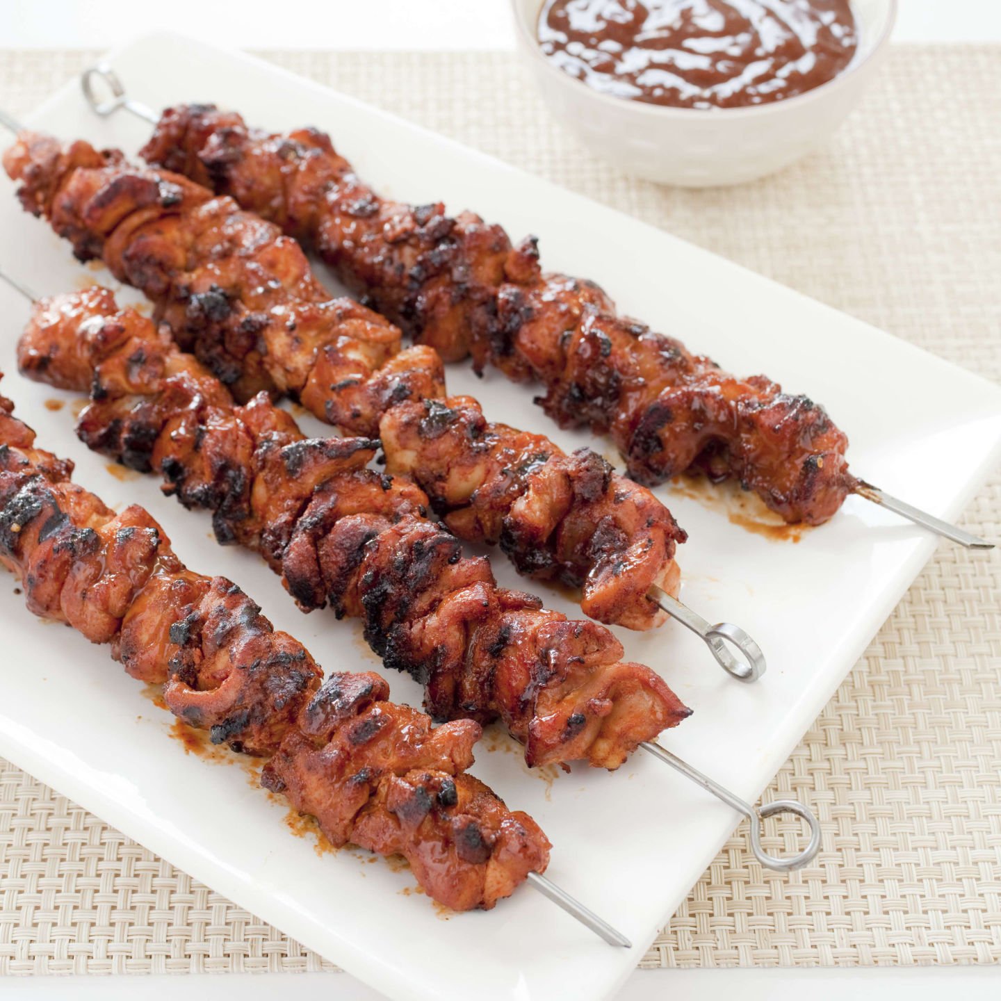 Food Column ATK Barbecued Chicken Kebabs